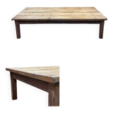 Large 1930s pitch pine coffee table