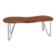 Vintage IKEA Peanut Wicker Bench