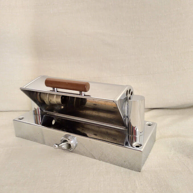 Wall lamp nickel plated art deco