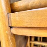 Paire de chaises cannées