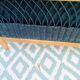 Wood and rattan chest