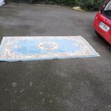Tapis laine  indien, fait main 213x117cm