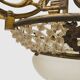Louis XV style chandelier in bronze and frosted glass 20th century