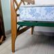 Vintage folding bed – wood and metal – 206 cm – rustic charm and practicality