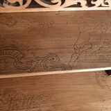 Small office early century has pyrograved décor