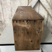 Old Furniture Workshop Hanging 3 Lockers + 6 Drawers Vintage Wood