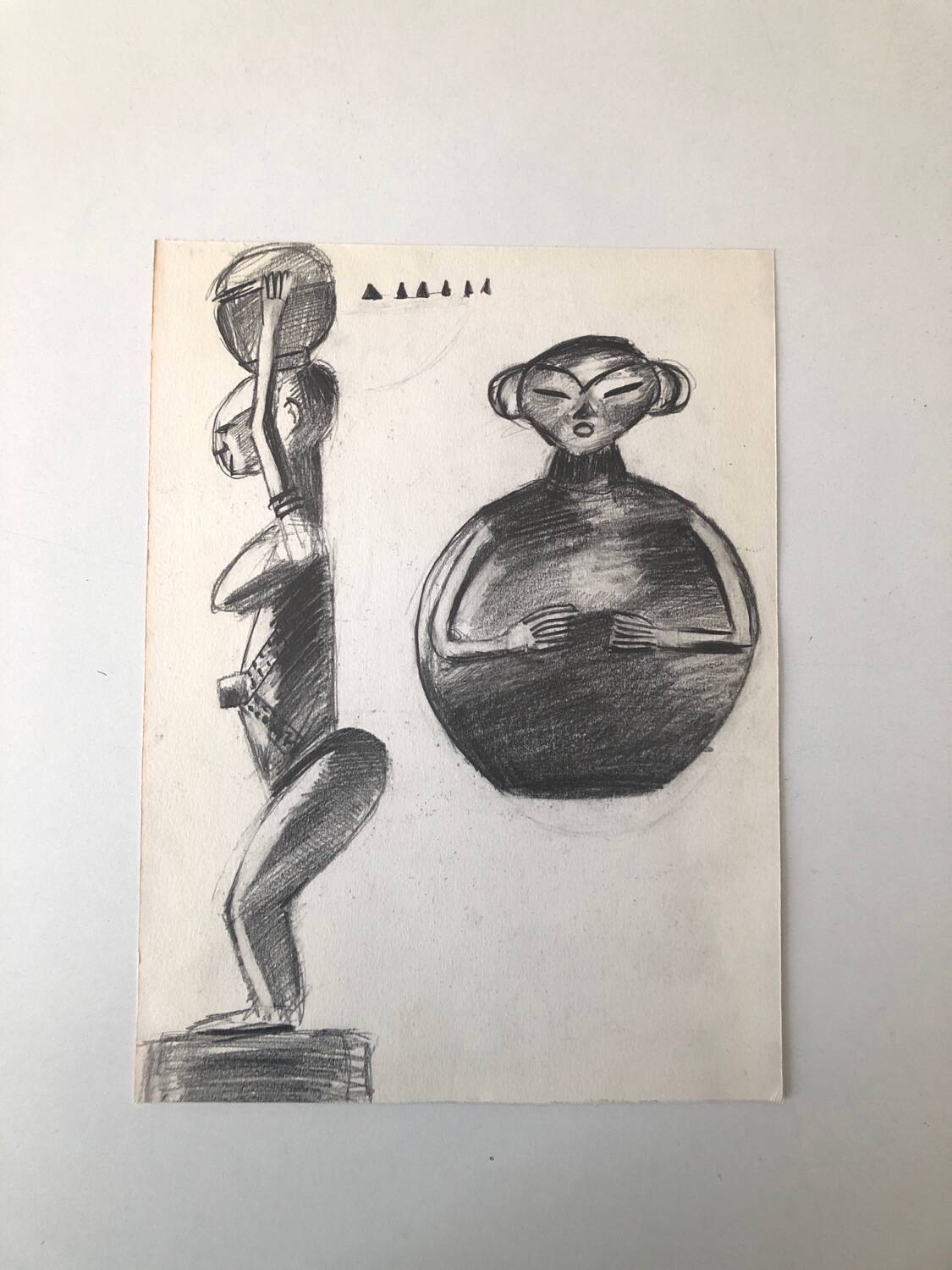 Drawing African Sculptures