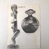 Drawing African Sculptures