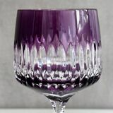 Collection of 5 lead crystal glasses "Austen Bodenmais", coloured glass