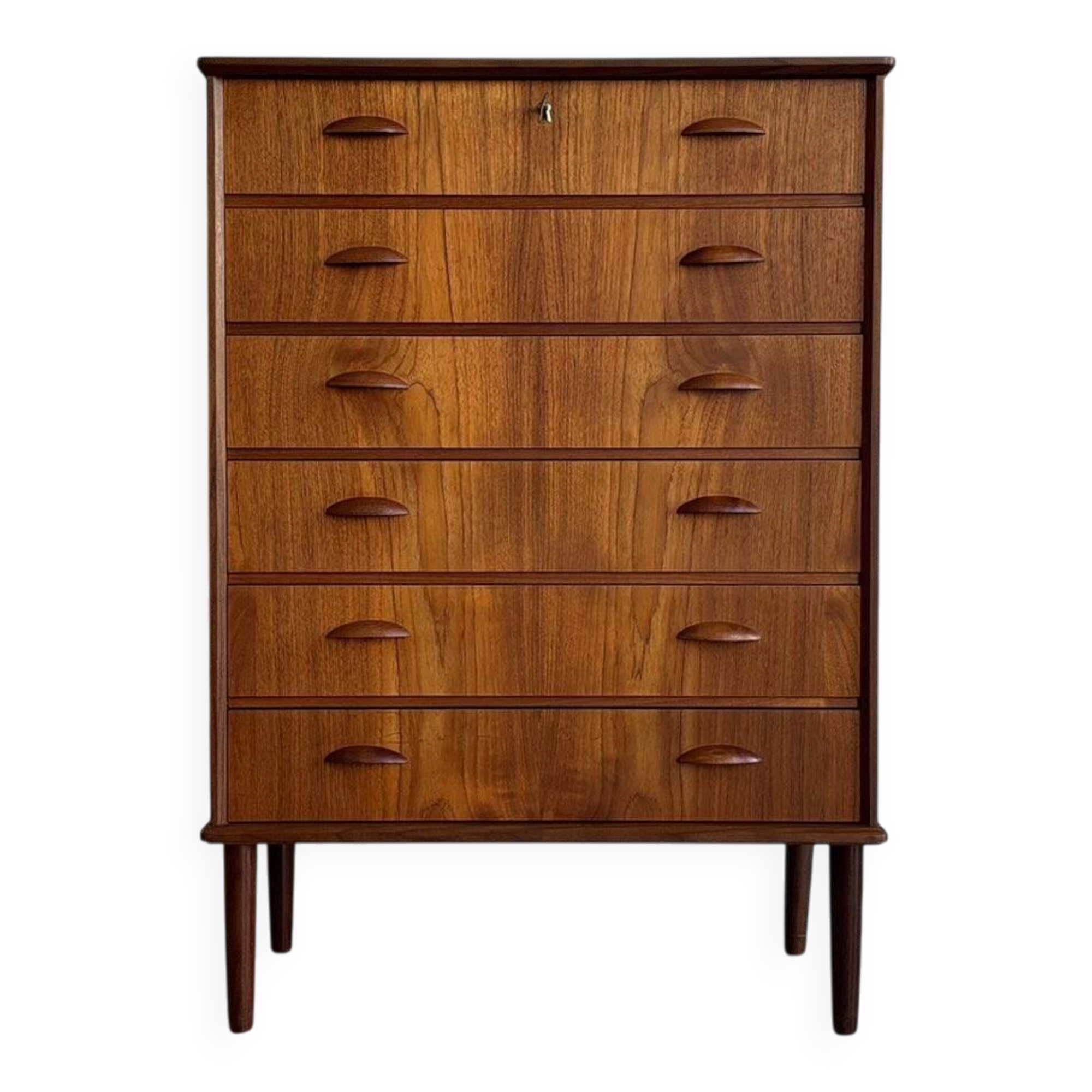 Vintage Danish chest of drawers in teak