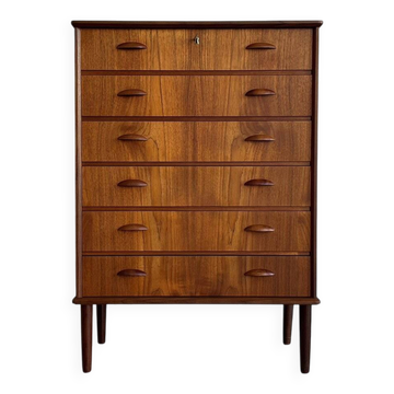 Vintage Danish chest of drawers in teak