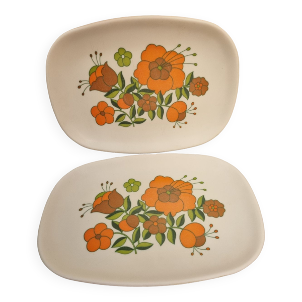 Plat mélanine de Tefal (camping 1970)