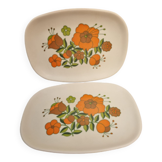 Plat mélanine de Tefal (camping 1970)