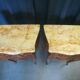 Pair of Louis XV style bedside tables in marquetry
