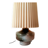 Handmade lamp in brass and Murano glass