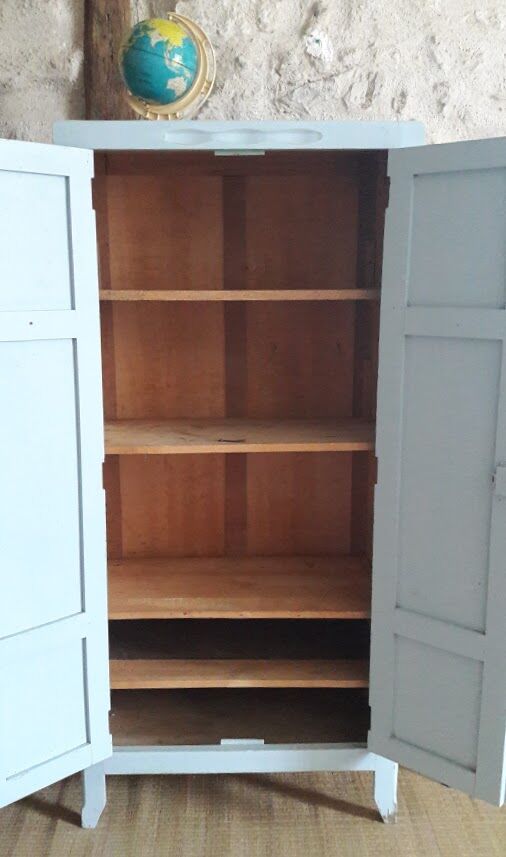 Light blue Parisian wardrobe