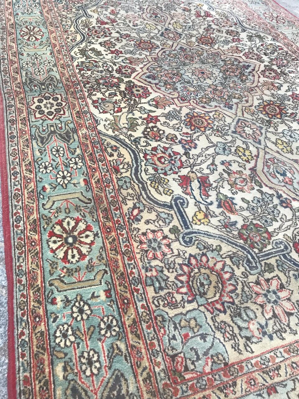 Rug persian ghoum handmade 140x234 cm