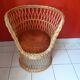Wicker armchair from the 70s