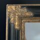 Black and gold mirror Empire style 34x39cm