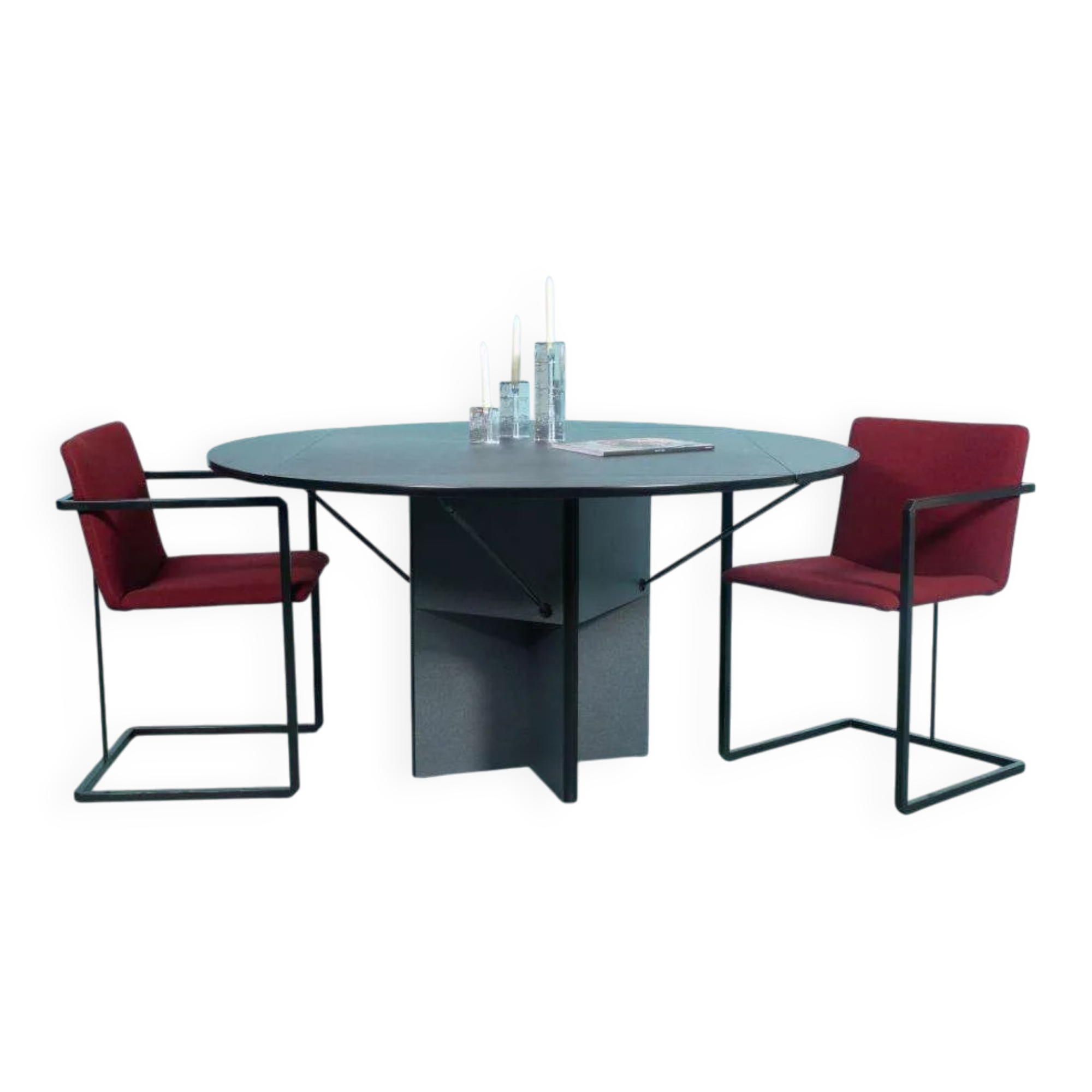 Minimalist postmodern dining table Hennie de Jong