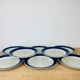8 Koka ceramic flat plates by Rörstrand Sweden, Scandinavian