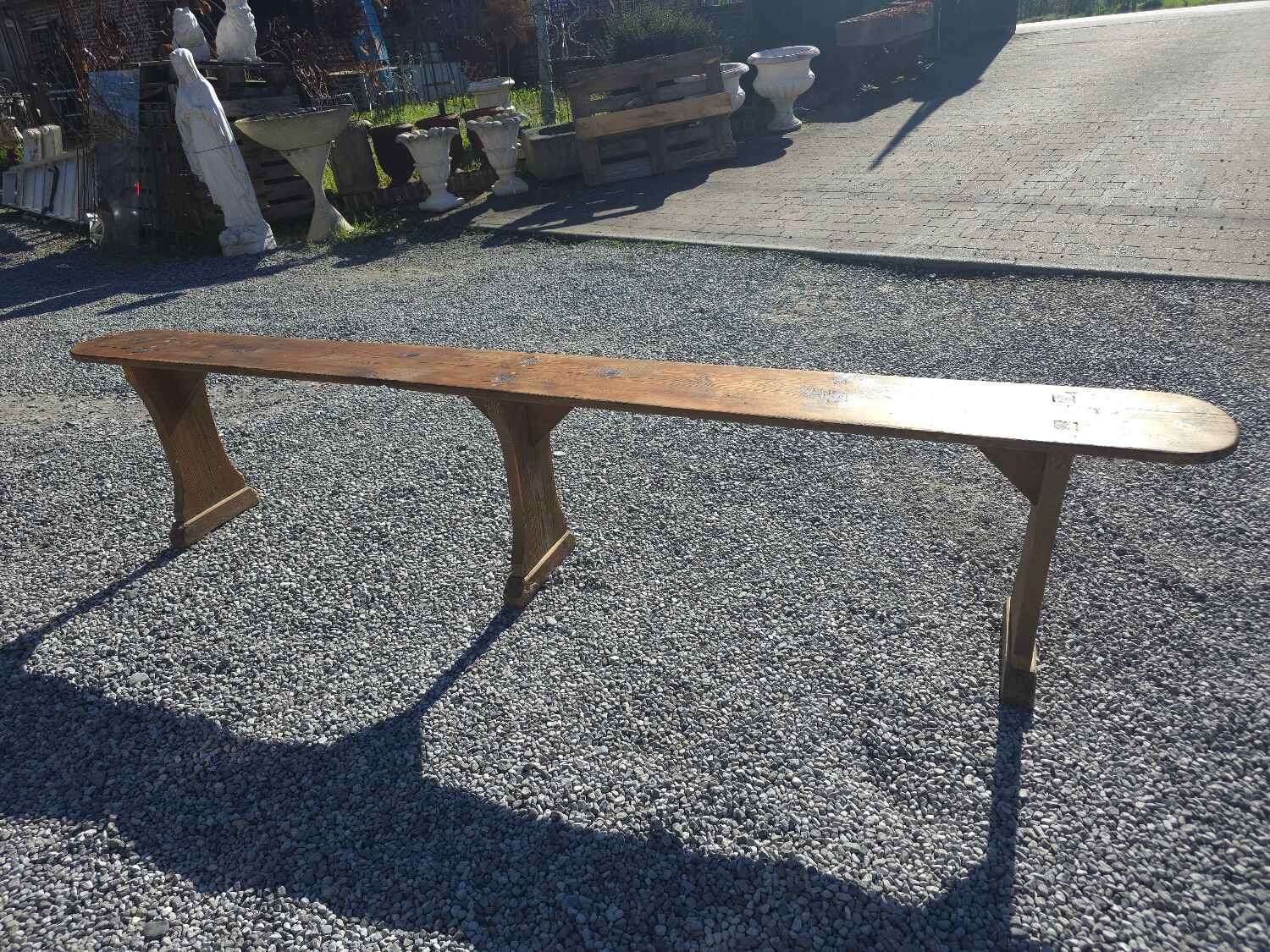 Fir farm bench