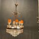 Italian Murano Glass Chandelier, 1950s