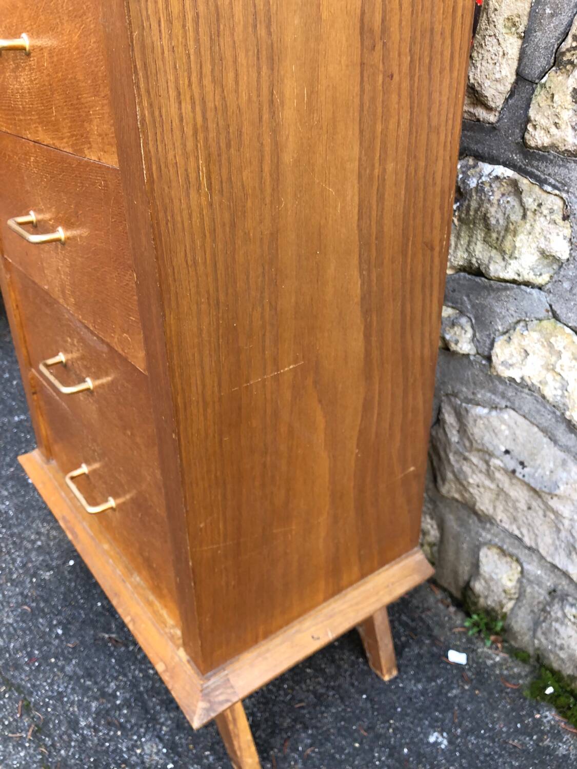 Vintage chiffonier chest of drawers 1950