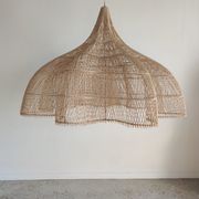 Huge rattan suspension in the shape of a corolla H:1m; D: 1m50