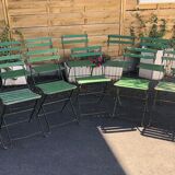 14 folding garden chairs