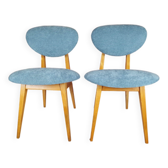 Ronovated pair of chairs GFM-22, Poland 1960s