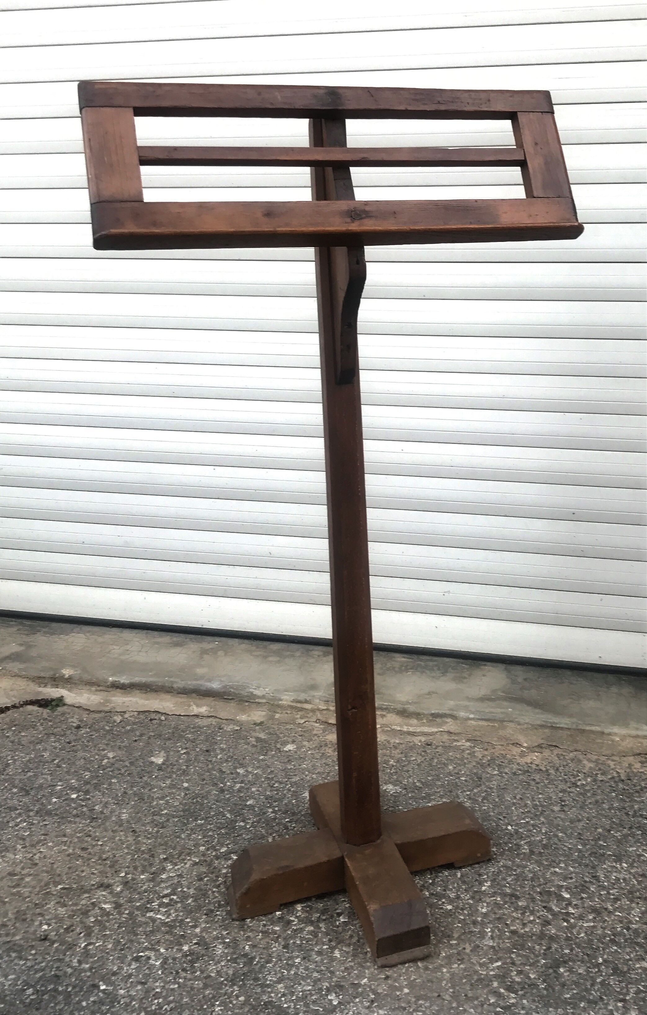 Ancient oak lectern