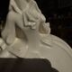 Large Art Deco sculpture attributed to Lejan – Lady and Gazelle – earthenware