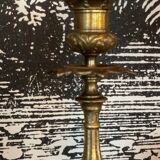 Old bronze candle holder