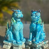 Figurines en céramique Chien Lion