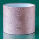 Lampe de table en céramique Royal Delft bleu-vert avec abat-jour jacquard paon rose