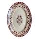 Jules Vieillard oval dish - Bordeaux in iron earth, "Louis XV" service