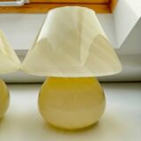 Lampes de table champignon Vetri Venini Murano