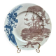 Antique plate Terre de Fer Clairefontaine Marine model