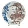 Antique plate Terre de Fer Clairefontaine Marine model