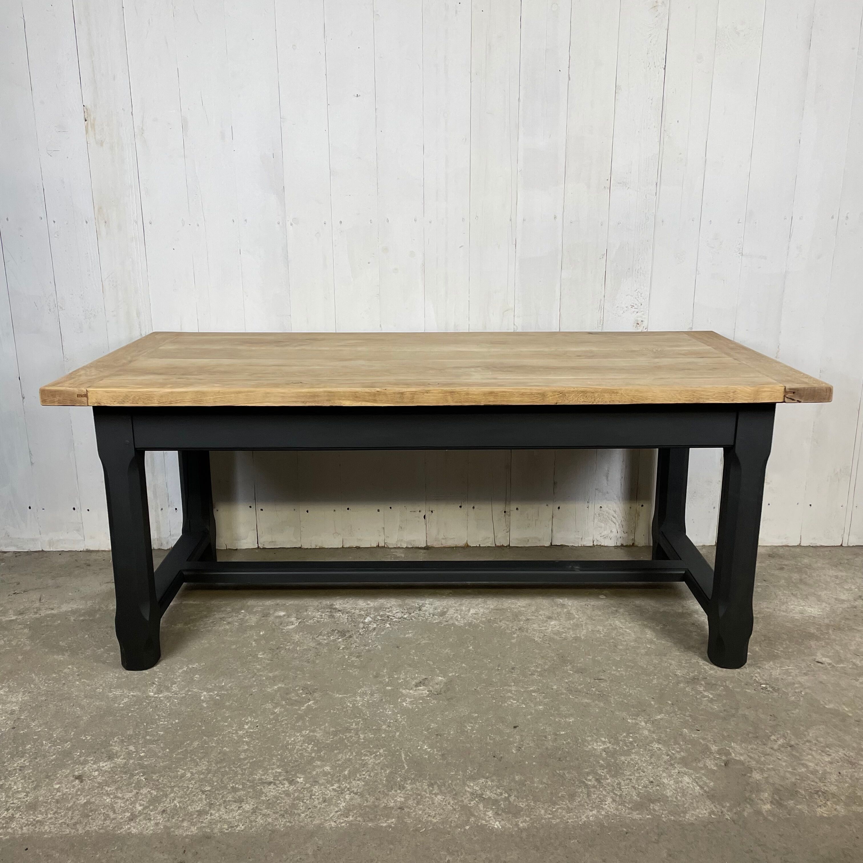 Oak farmhouse table