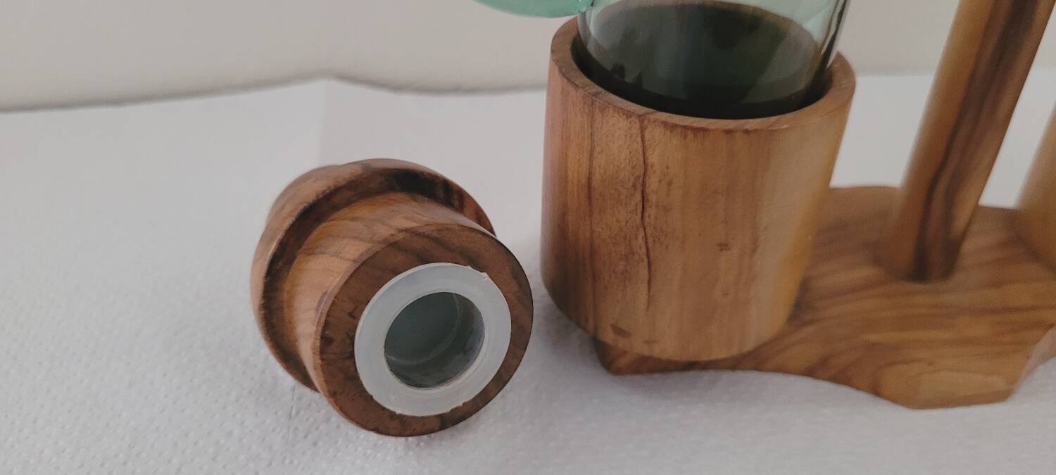 60's salt pepper oil and vinegar set
