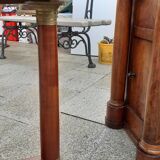 Ancient Gueridon with marble top side table empire style