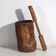 Large antique wabi-sabi style mortar and pestle (c.1920) #78