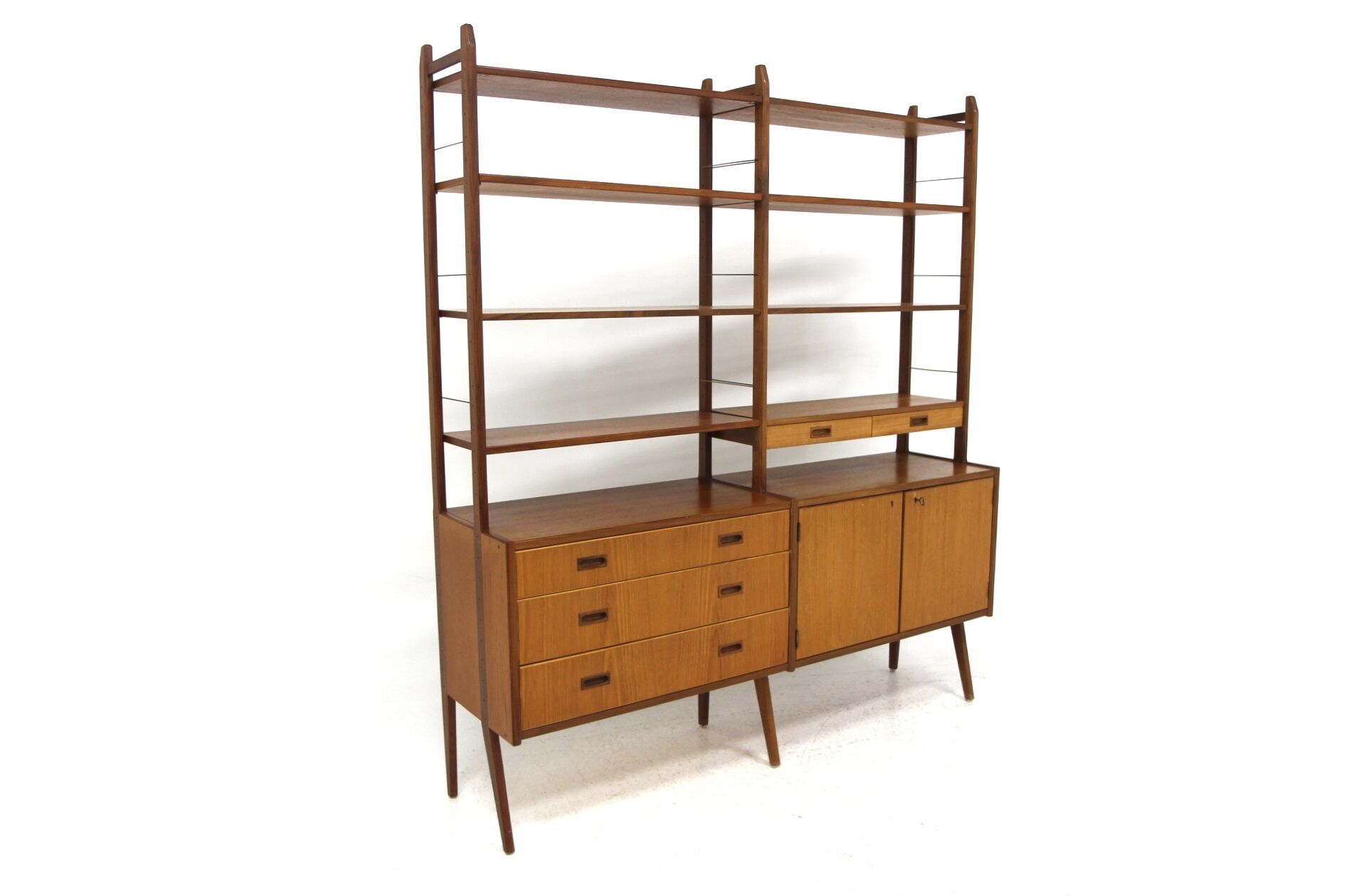 Teak "Reform" library, Skaraborgs Möbelindustri Tibro, Sweden, 1960