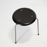 Very early edition Arne Jacobsen DOT stool model 3170 by Fritz Hansen
