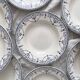 10 earthenware soup plates "Balzac" Choisy le Roi