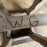 Old farm stool