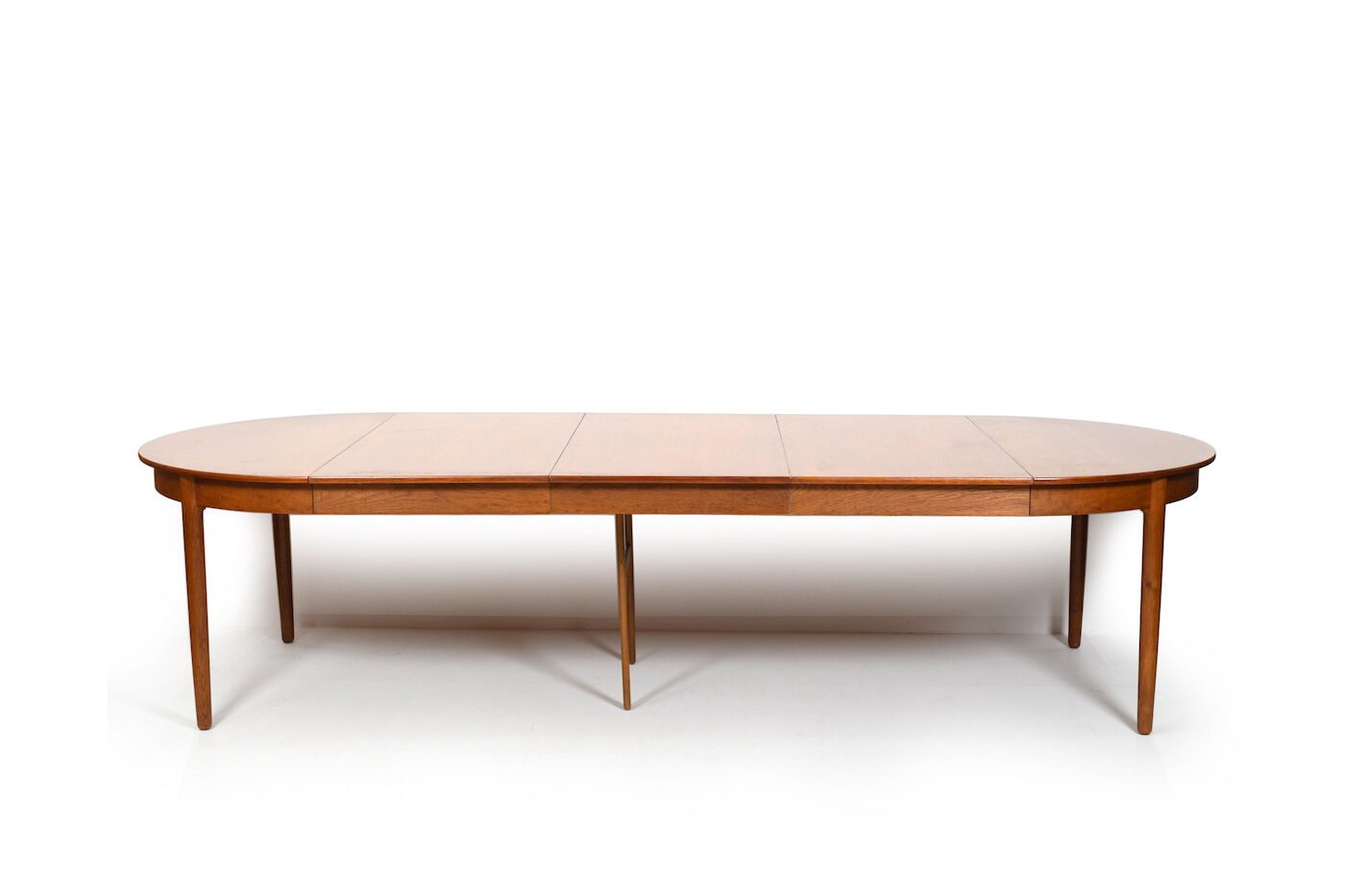 Hans J. Wegner Teak and Oak Dining Table 1950s