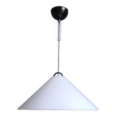"Snow" suspension by Vico Magistretti. Plexiglass & black lacquered metal.